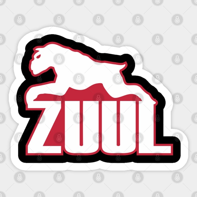 Zuul Athletics Sticker by solo